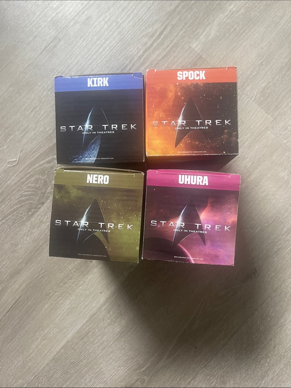 Star Trek Themed Drinkware Set - Multicolor Collectible Cups